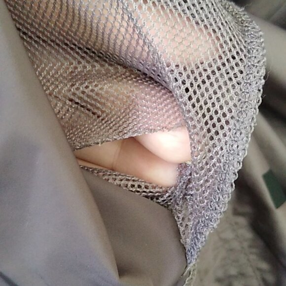 REEBOK Training Supply Parka Jacket Windbreaker Almost Grey Size Medium - Picture 16 of 16